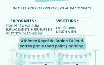📣 Brocante à Braine-l’Alleud le 7 juin 2026 !